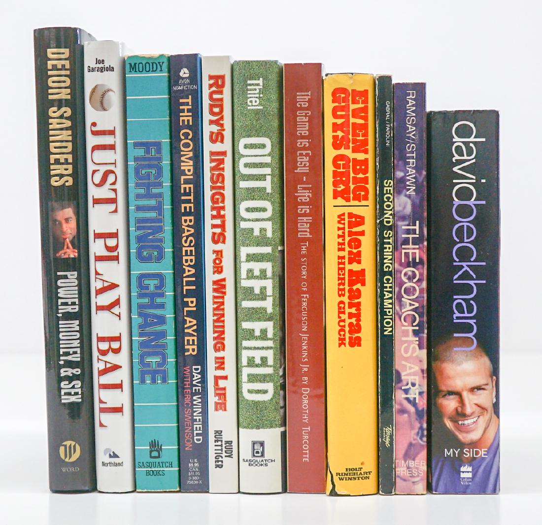 A Group of Signed Sports Books (1 of 5)