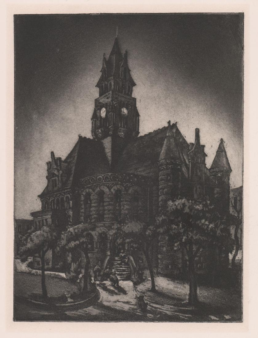 An Aquatint and Etching, Unsigned (1 of 3)