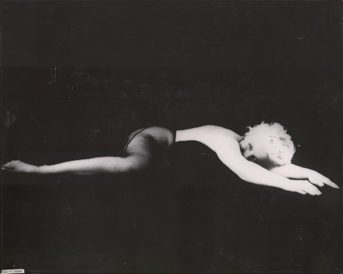 Marilyn Monroe Photographed by Milton Greene: Marilyn Monroe photographed by Milton Greene. Measures 16" x 20".Mounted. Provenance: Seattle, Washington estate. We ship most items from this auction in house at the fairest possible prices.