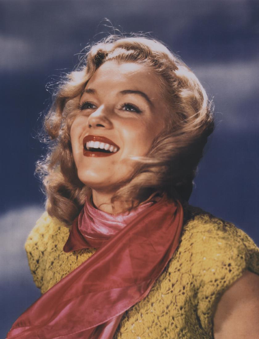 Marilyn Monroe Photographed by Laszlo Willinger: Marilyn Monroe photographed by Laszlo Willinger. Measures 11x14 chromogenic color photo from the negatives with more highlight and shadow detail than a vintage print from the same negative. This print