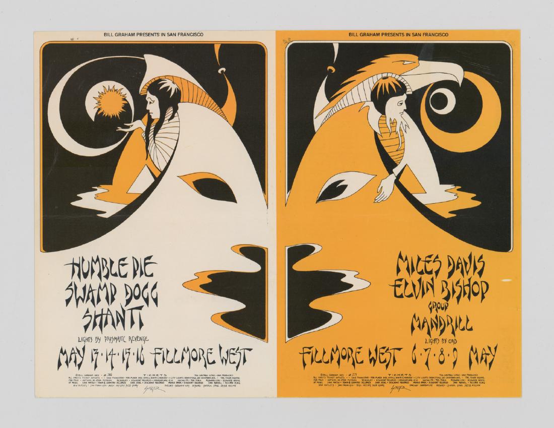 BG 279/BG 280 Miles Davis Double Postcard (1 of 2)