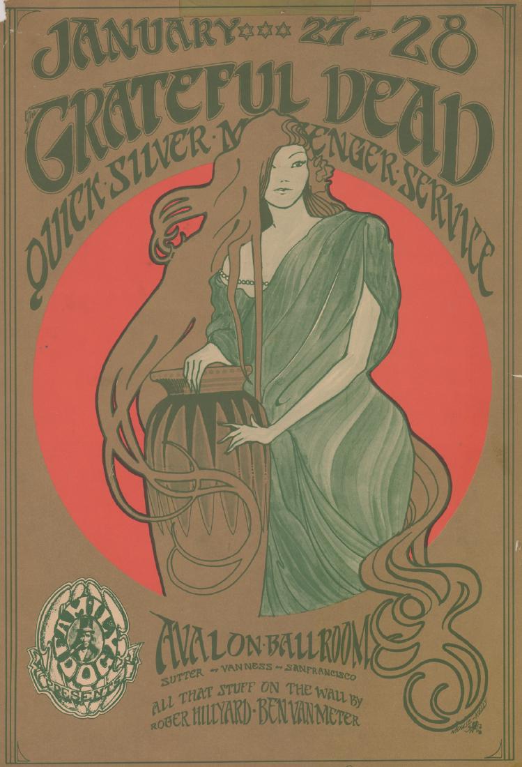 Original Grateful Dead Avalon Ballroom Poster (1 of 4)