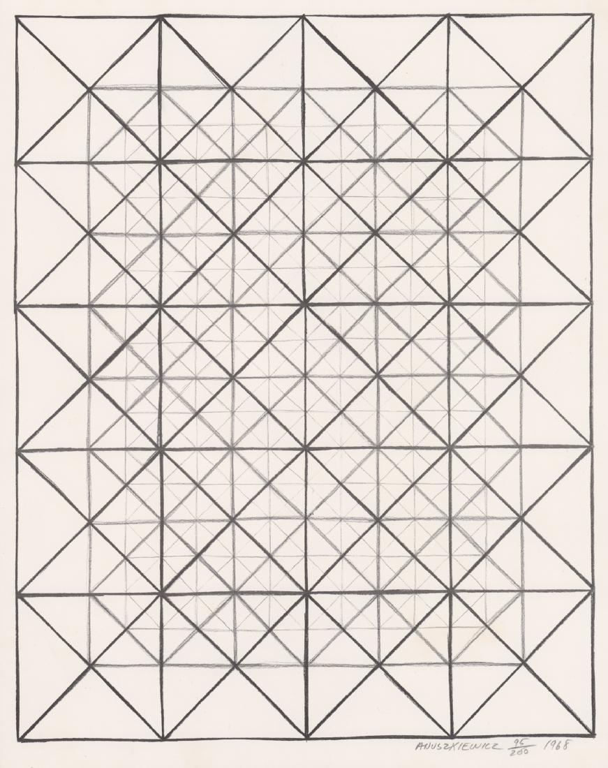 Richard Anuszkiewicz (born 1930) Lithograph (1 of 4)