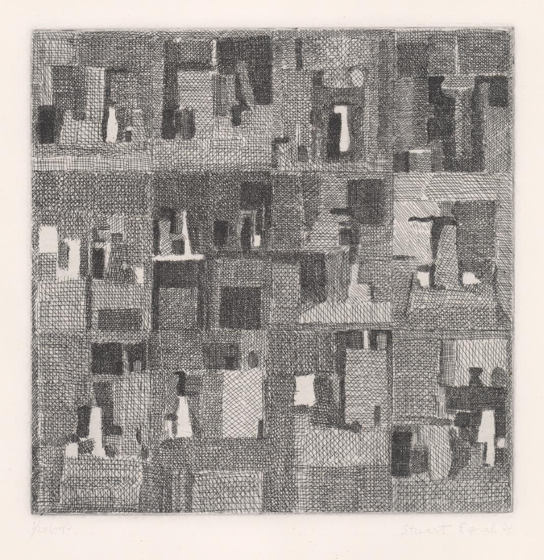 Stuart Egnal (1940 - 1966) Etching (1 of 4)