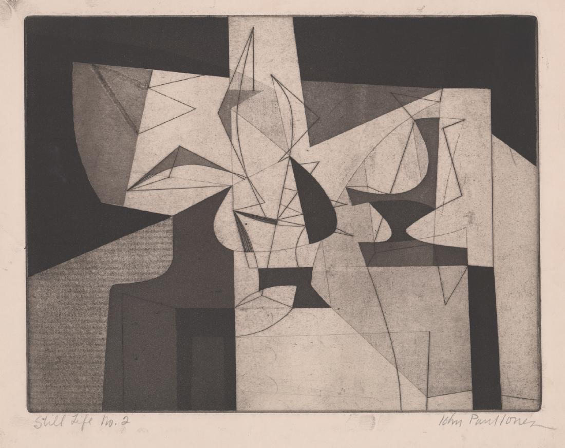 John Paul Jones (1924-1999) Etching (1 of 4)
