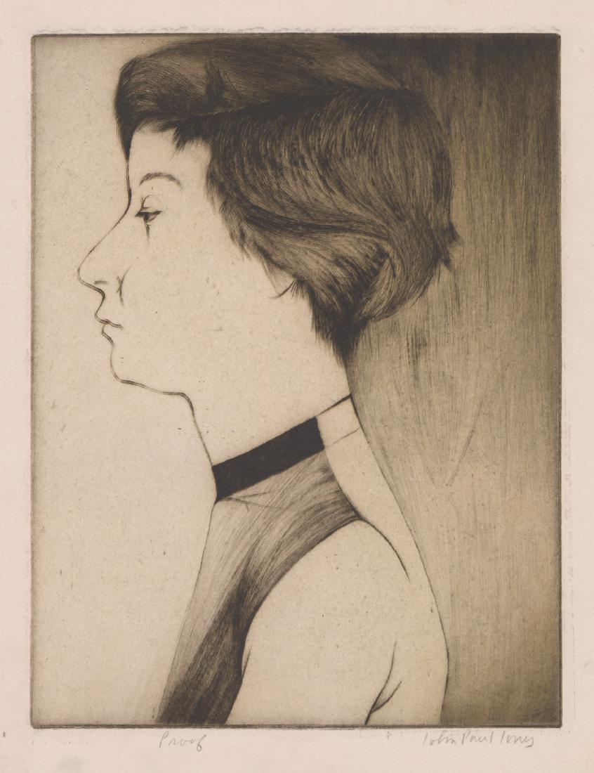 John Paul Jones (1924-1999) Etching (1 of 4)