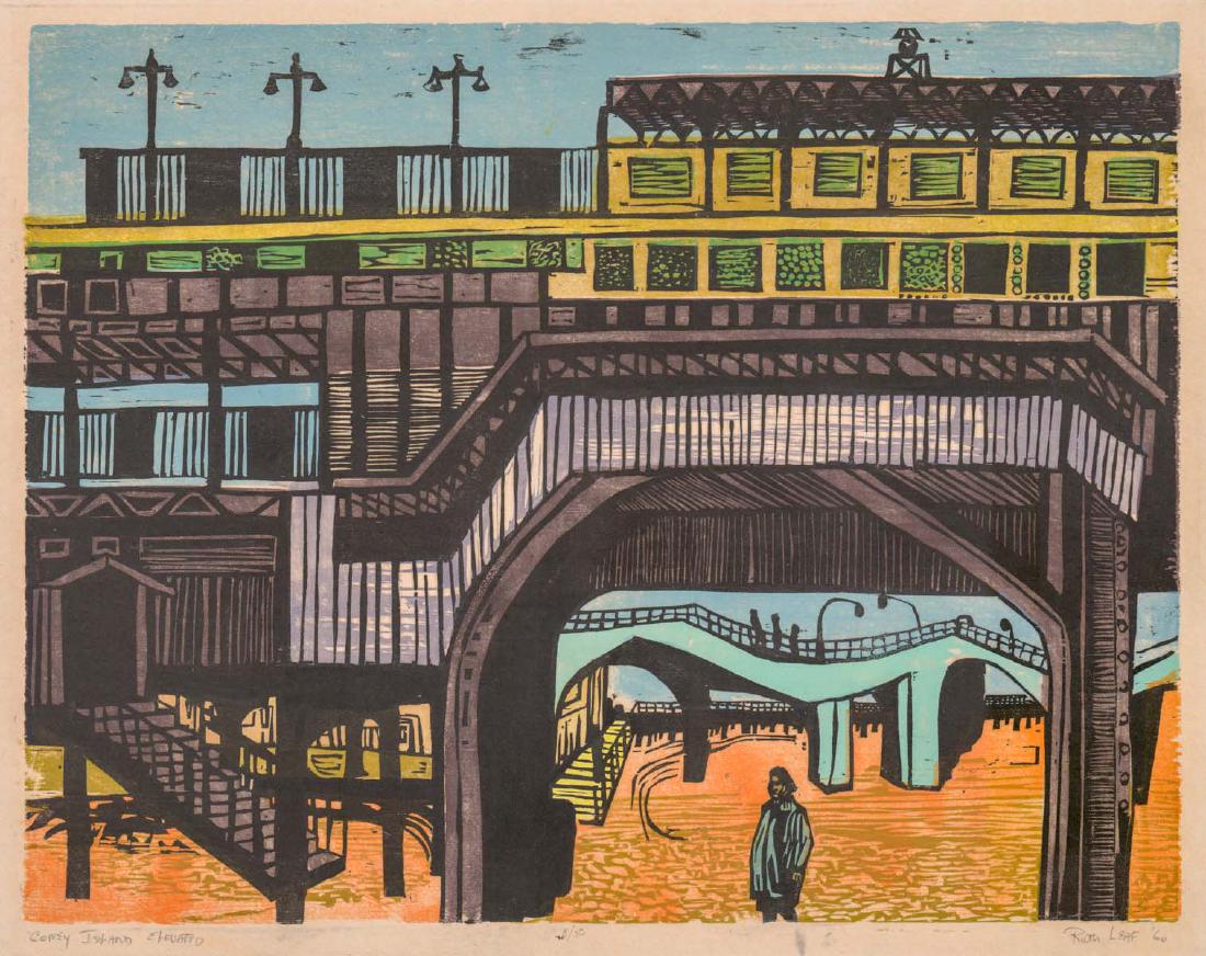 Ruth Leaf Woodcut (1 of 5)