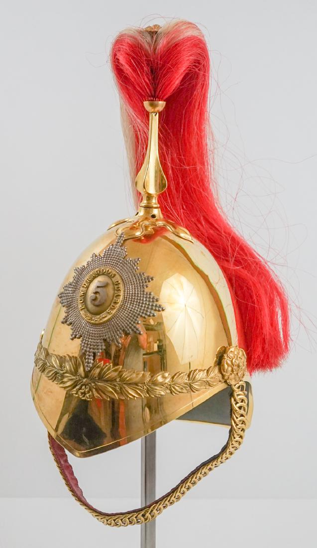 5th Dragoon Guards Helmet Named with Case (1 of 16)