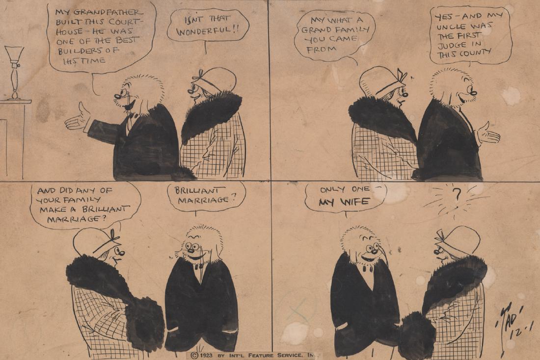 TAD Thomas A. Dorgan Original Comic Strip Art (1 of 4)