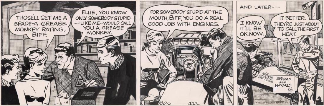 Rod Chance Original Daily Strip June 11, 1966 (1 of 5)