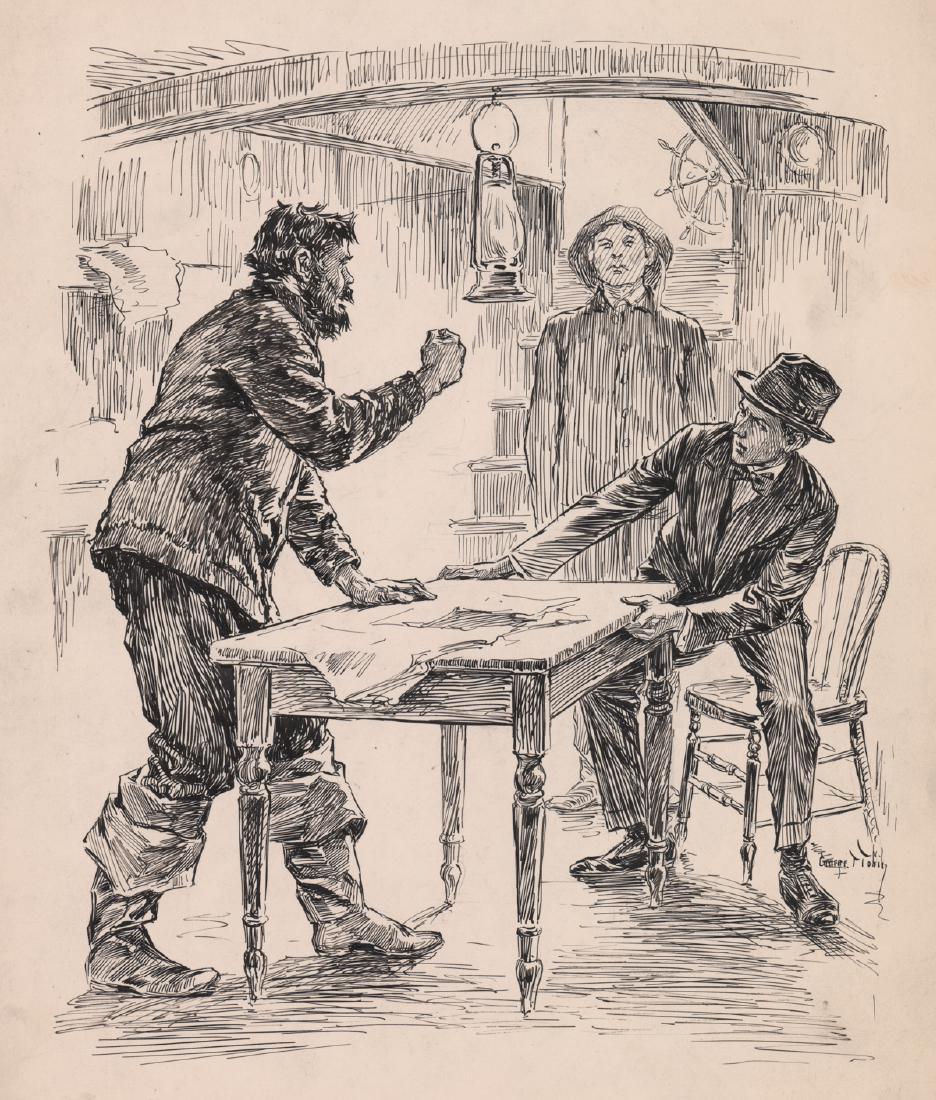 George T. Tobin Original Pen & Ink Illustration (1 of 4)