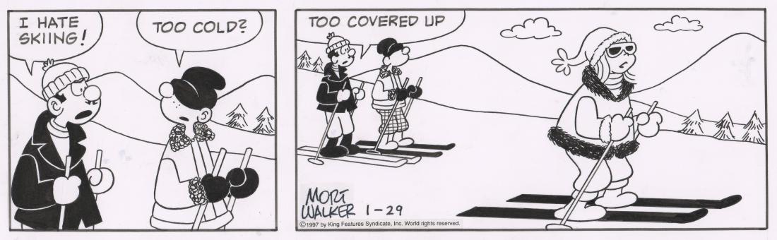 Mort Walker Original Daily Strip (1 of 4)