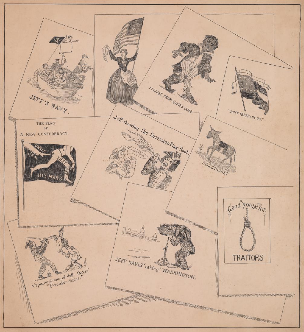 Frank Warren Marshall Attributed Pen & Ink Drawing (1 of 4)