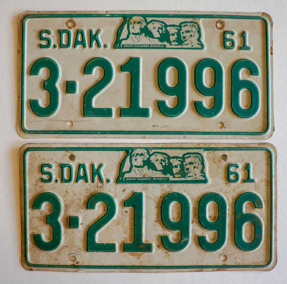 South Dakota Printable Temporary Plates