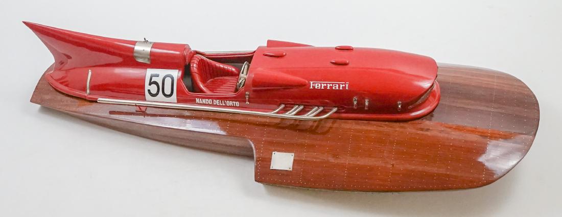Ferrari Hydroplane Boat Model (1 of 9)