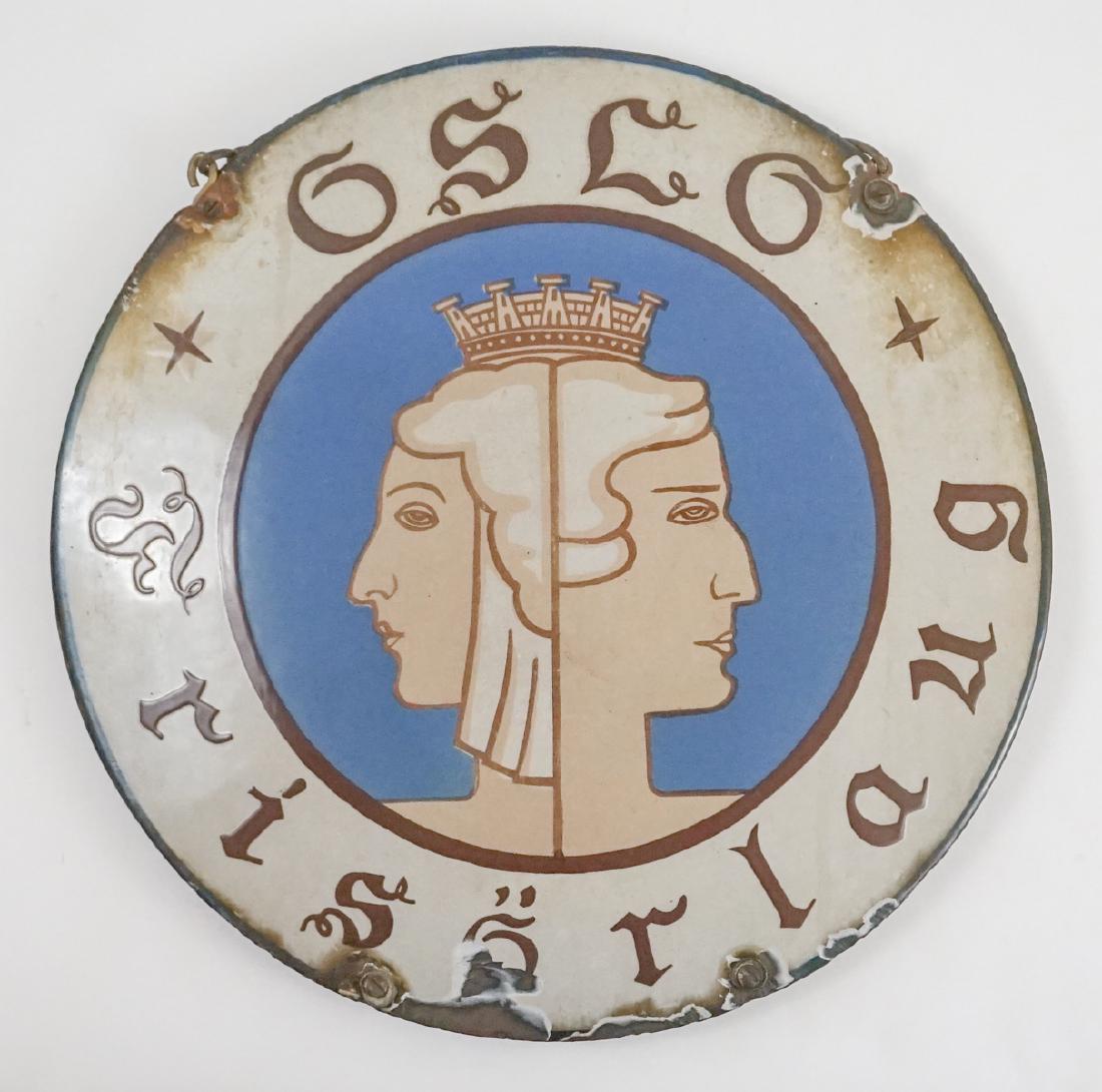 Norwegian Enamel Sign (1 of 4)