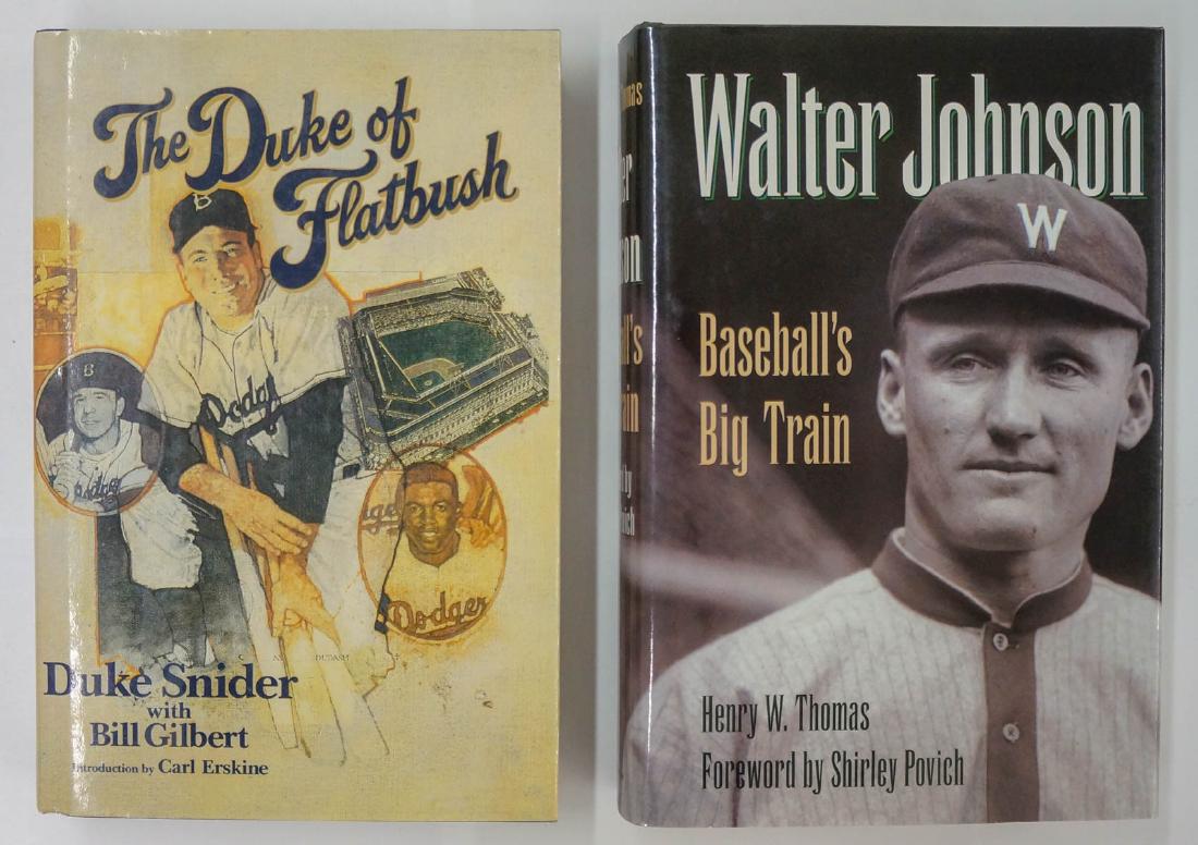 Two Signed Baseball Books with Duke Snider (1 of 4)