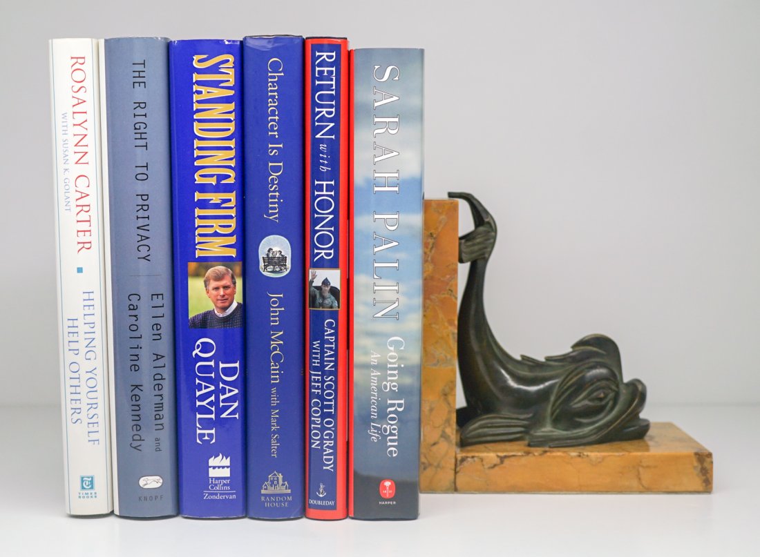 Group of Six Author Signed Books and Letter (1 of 7)