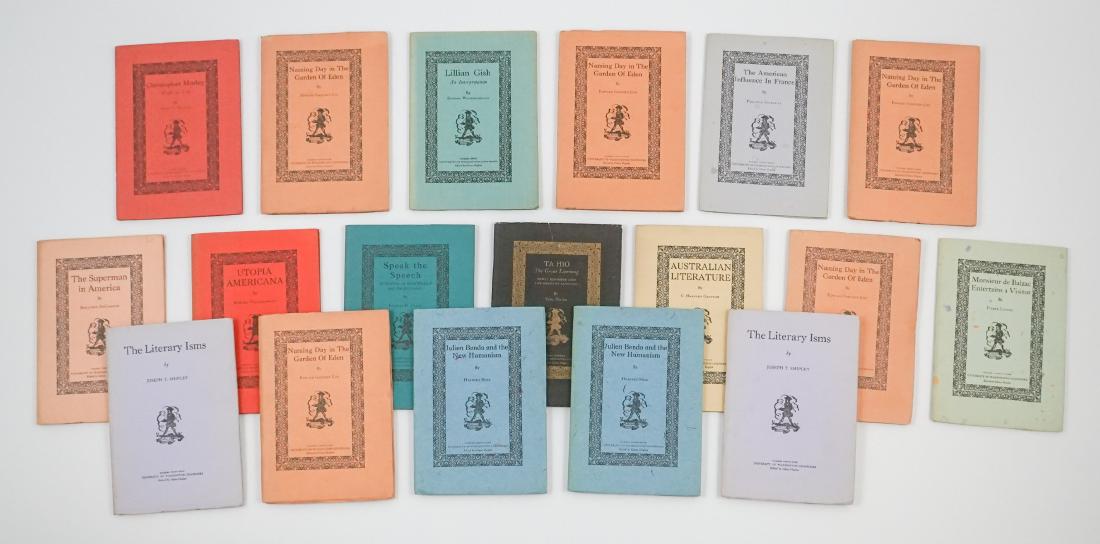 Eighteen University of Washington Chapbooks (1 of 6)