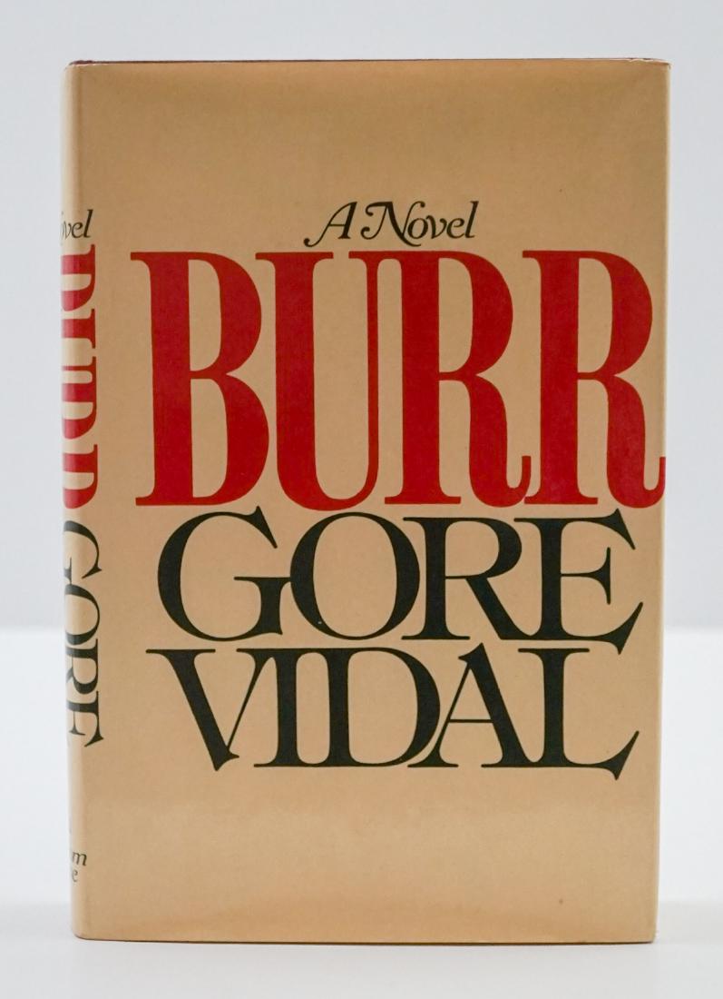Burr by Gore Vidal 1973 First Ed. Signed (1 of 5)