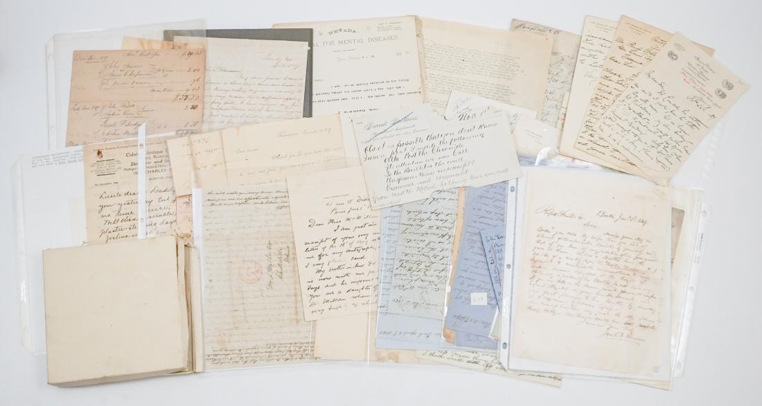 19th & 20th C. Handwritten Letters & Documents (1 of 1)
