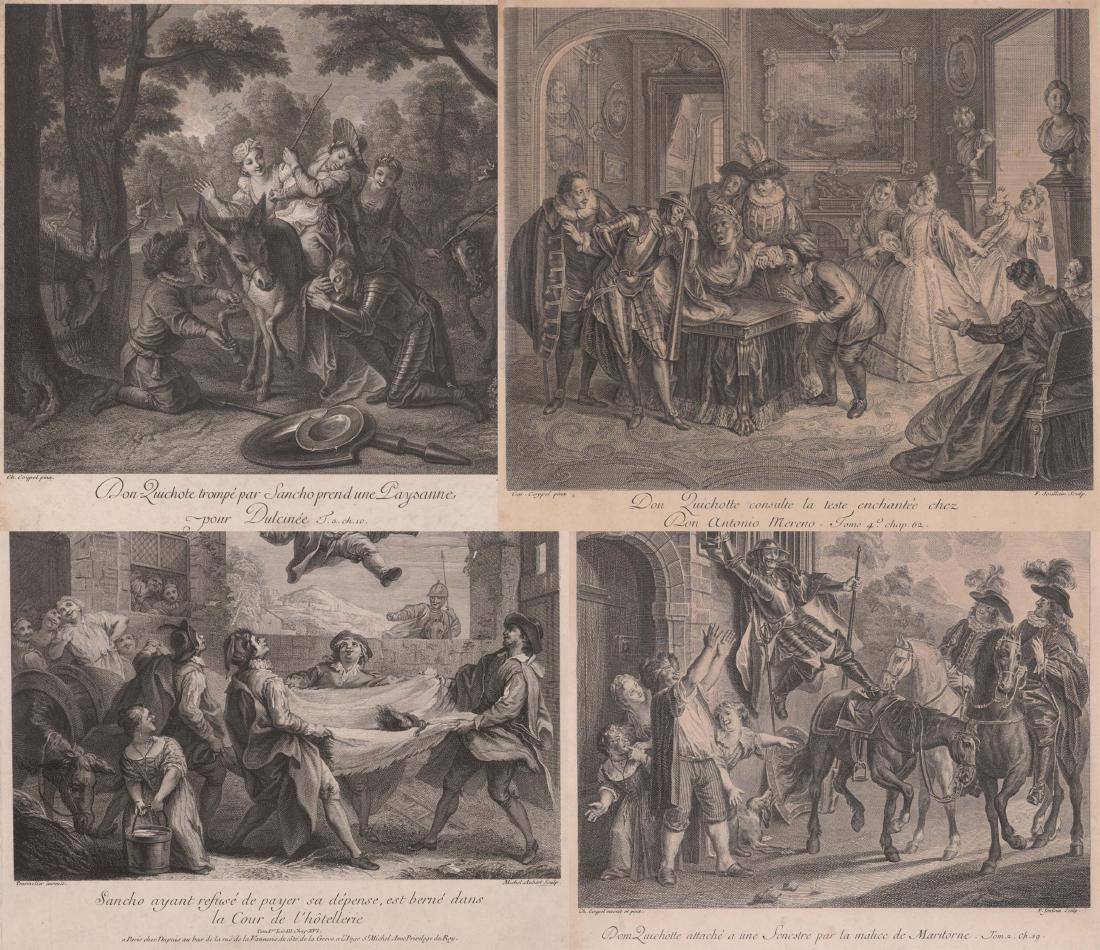 Group of Four Engravings, 18th Century (1 of 9)