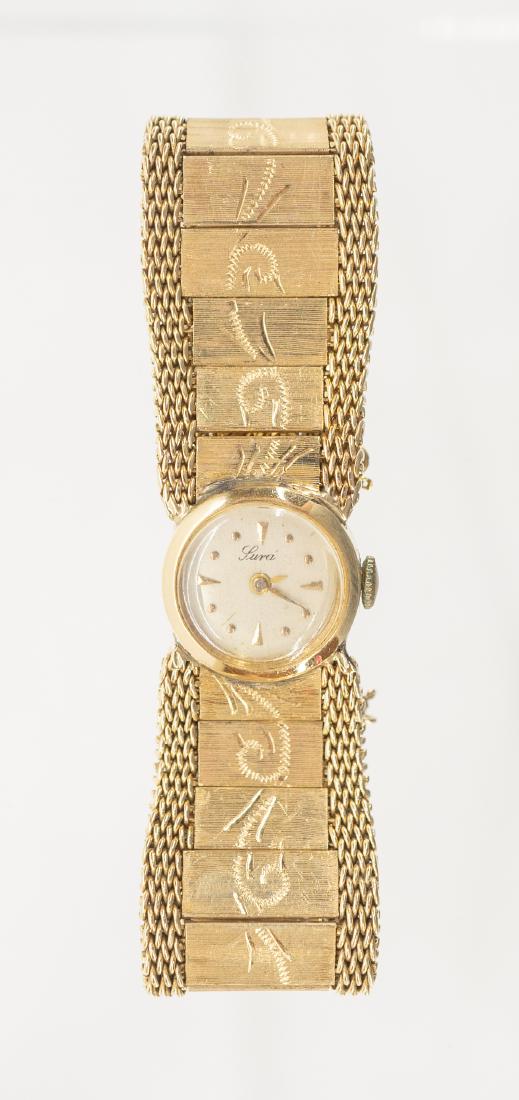 Lady's 14K Gold Bracelet Watch (1 of 3)