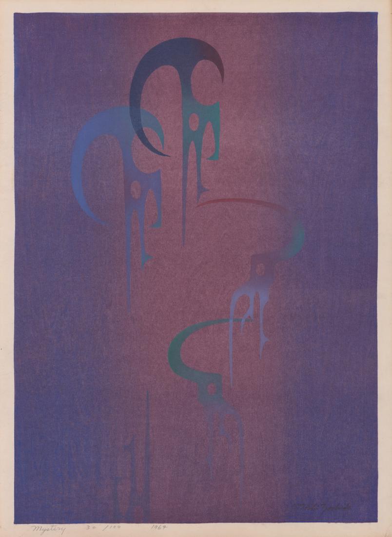 Toshi Yoshida Signed Woodblock Print (1 of 4)