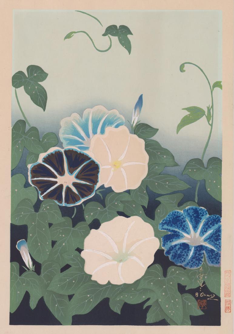 Three Japanese Woodblocks by Bakufu Ohno (1 of 11)