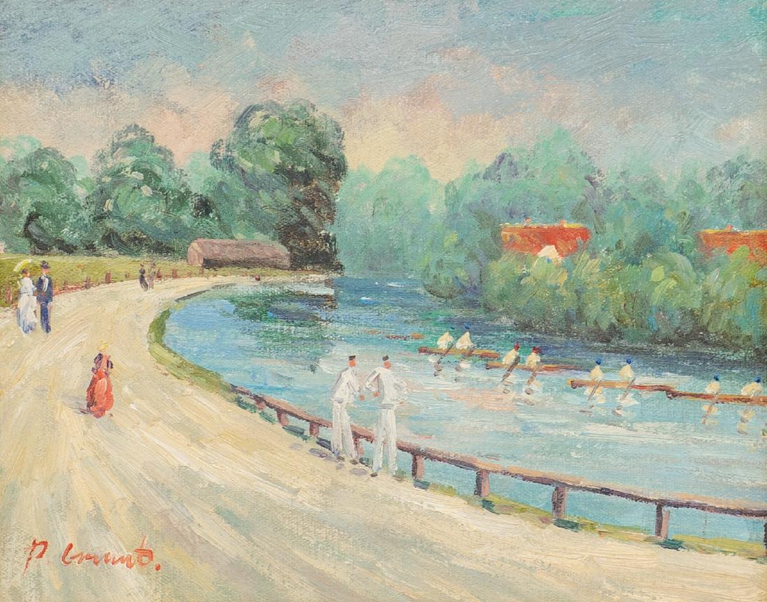 Illegibly Signed Original Oil Painting (1 of 4)