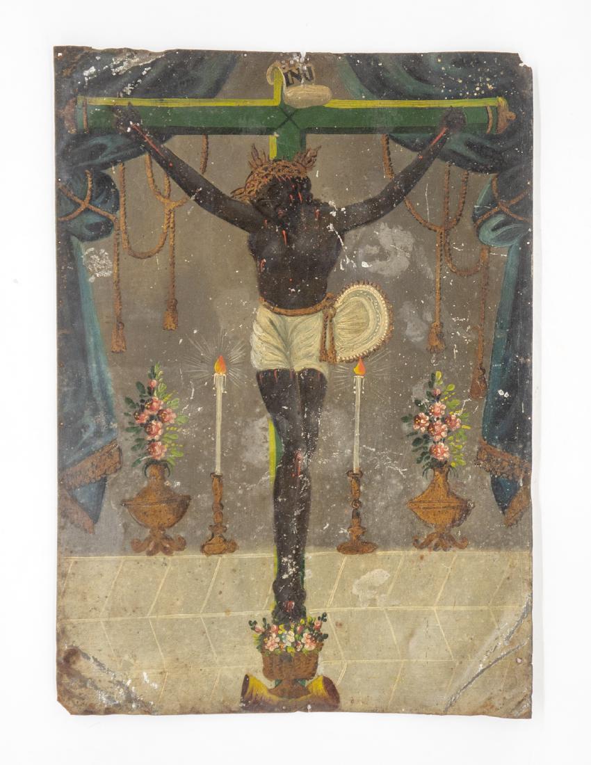 Early Icon Painted on Tin (1 of 2)