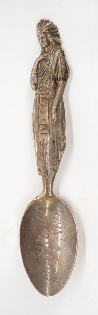 Red Cloud, Nebraska Figural Native American Spoon (1 of 2)