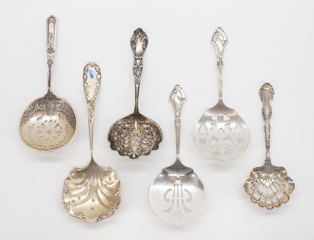 Antique Sterling Silver Bon Bon Spoons