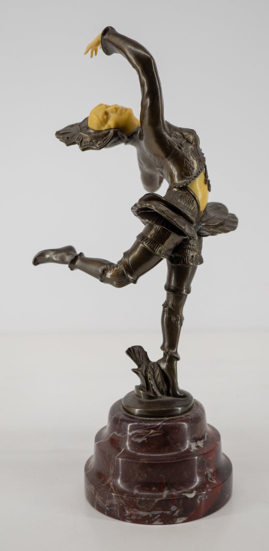 Art Deco Style Figure on Marble Base (1 of 4)