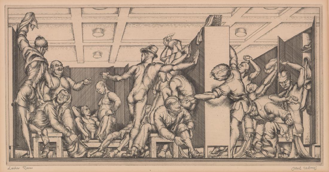 Paul Cadmus Etching (1 of 5)