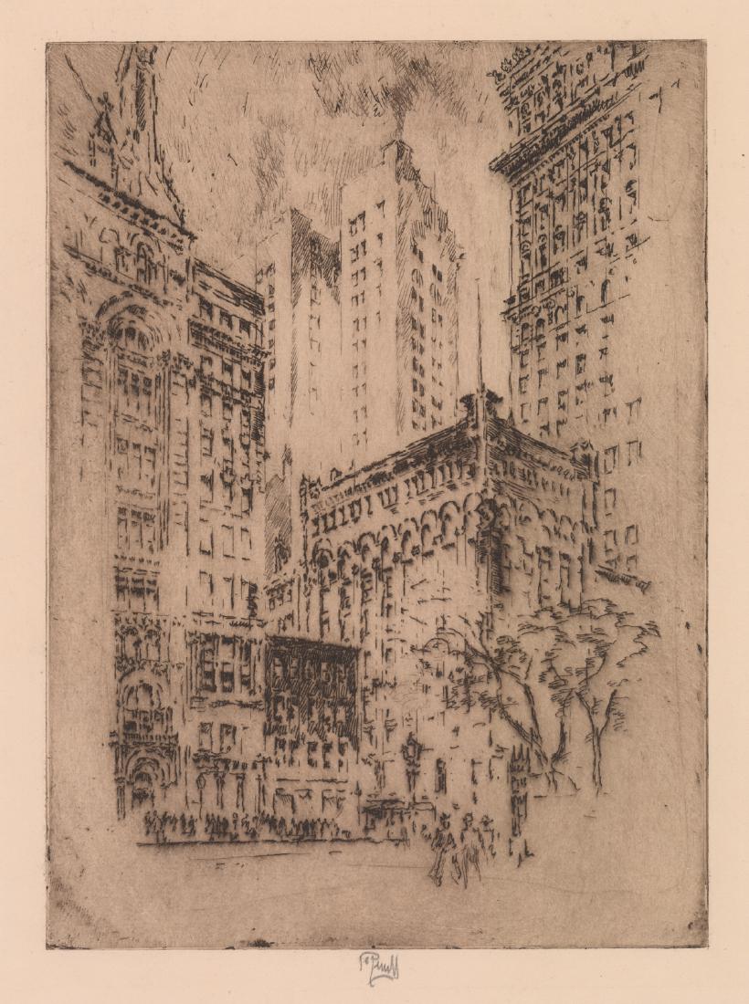 Joseph Pennell Etching (1 of 4)