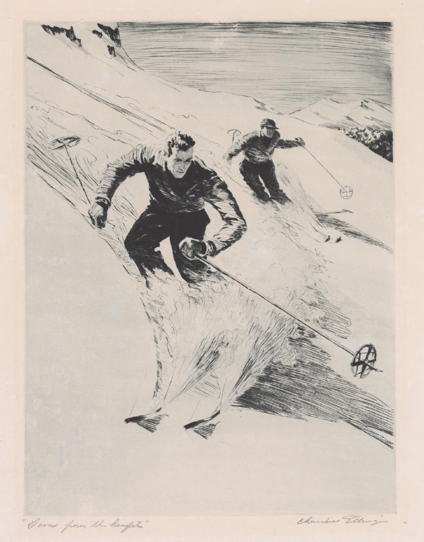 Churchill Ettinger Etching (1 of 5)