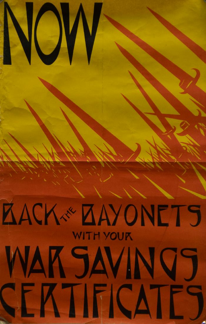 Back the Bayonets WWI Poster (1 of 2)