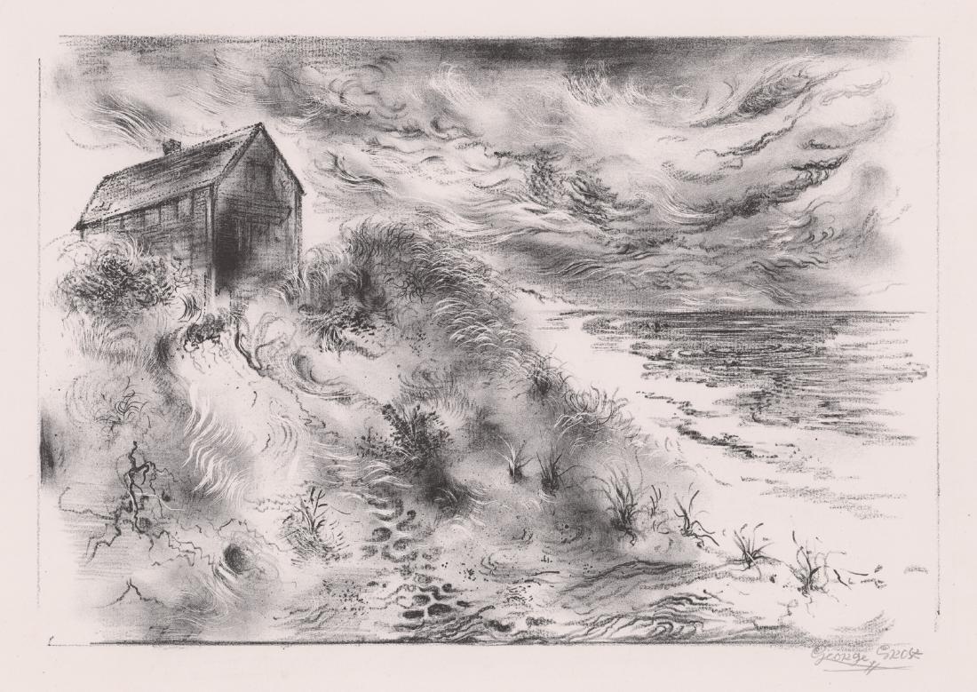 George Ehrenfried Grosz Pencil Signed Lithograph (1 of 4)