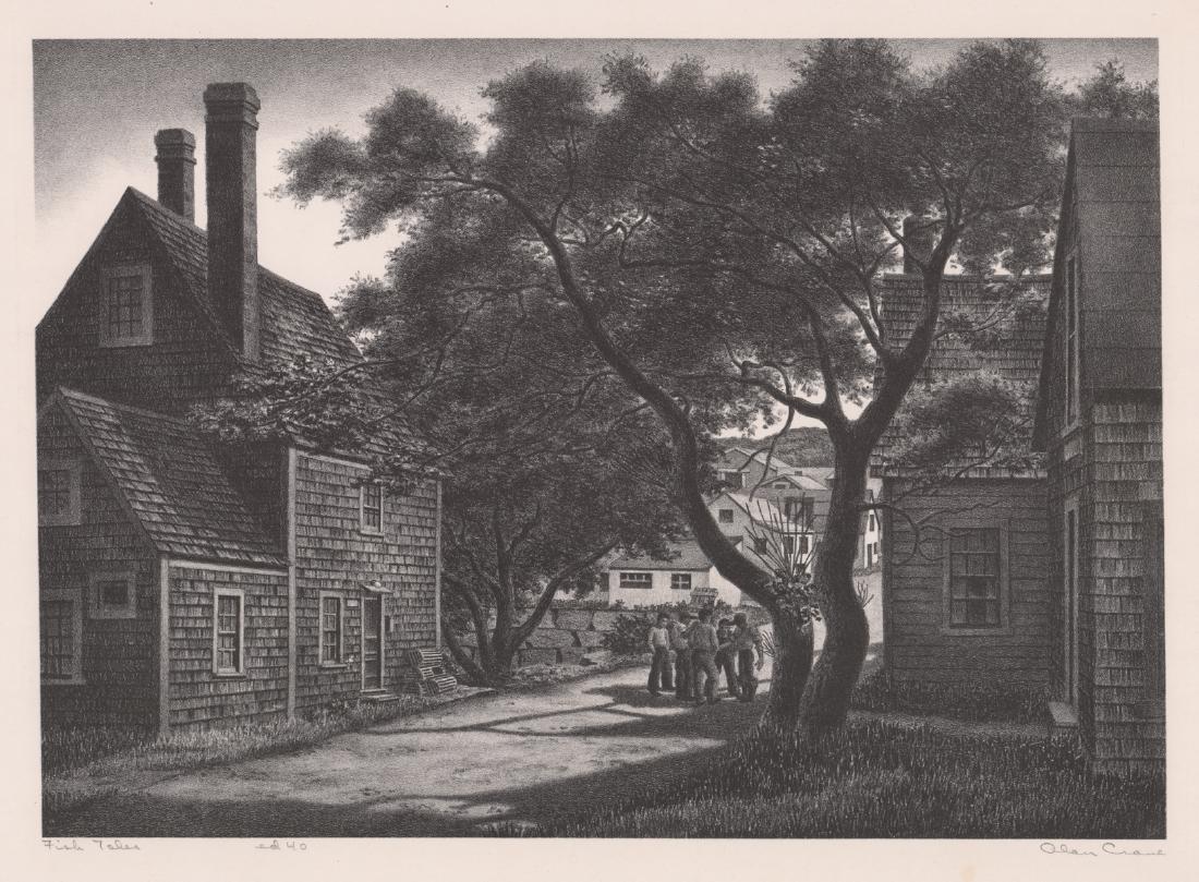 Alan Horton Crane Pencil Signed Lithograph (1 of 5)