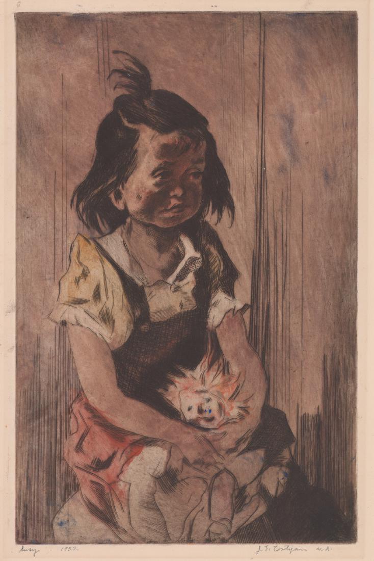 John E. Costigan Etching (1 of 4)