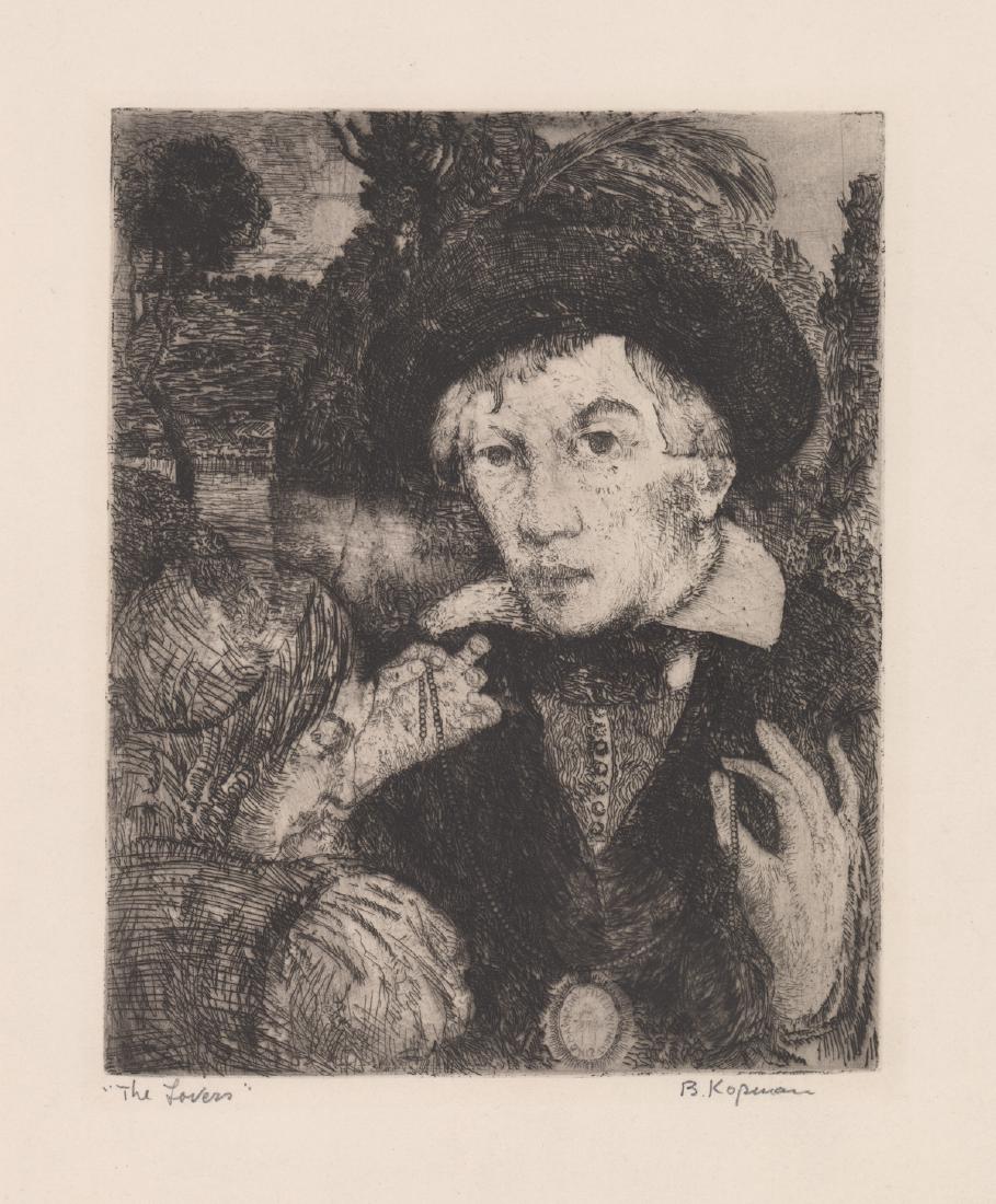 Benjamin Kopman Etching (1 of 5)