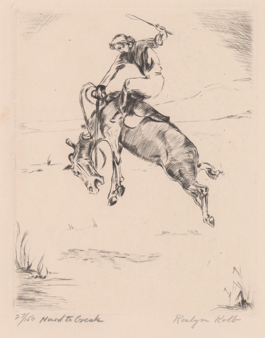 Roslyn Kolb Etching (1 of 5)