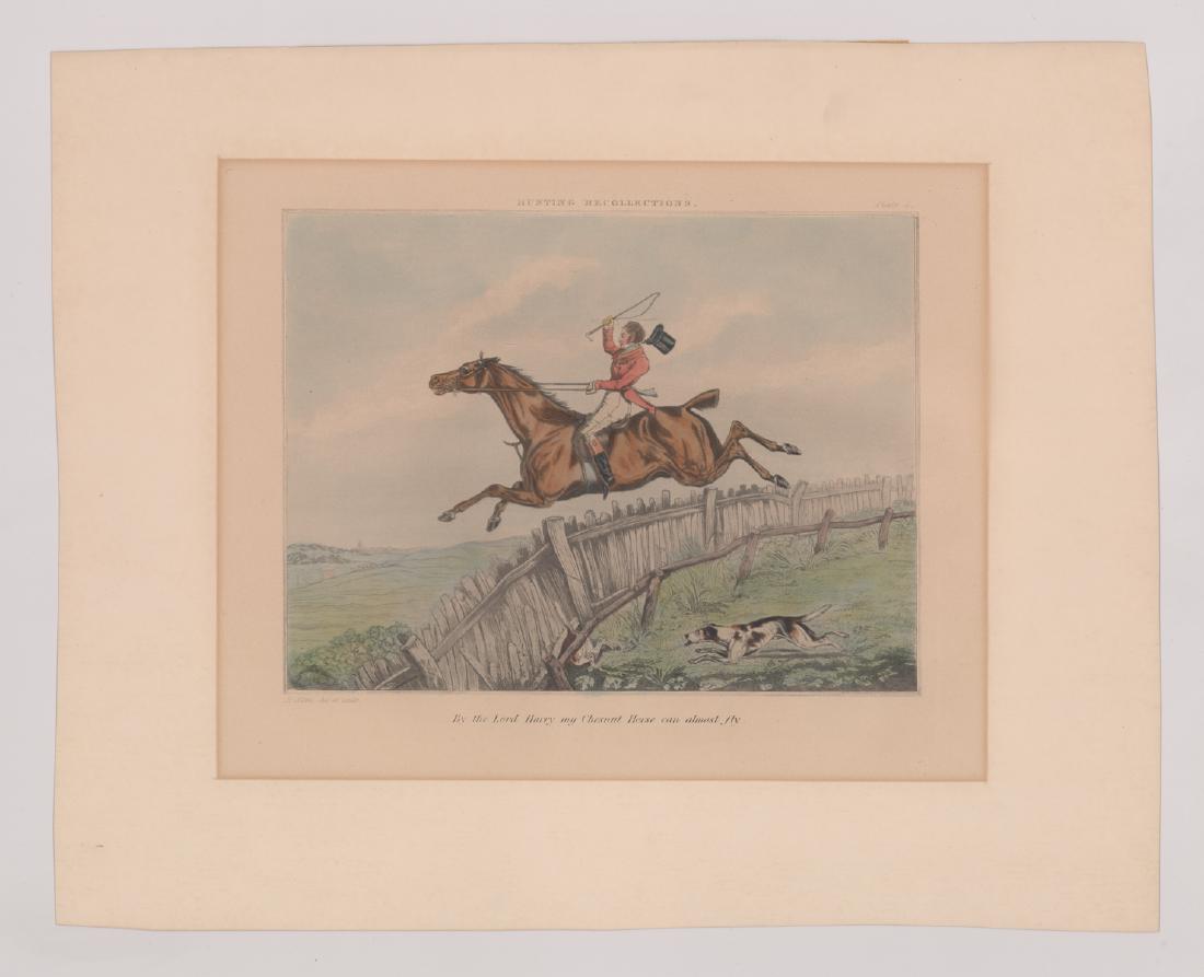 Henry Alken Colored Engravings; Group of 4 (1 of 8)