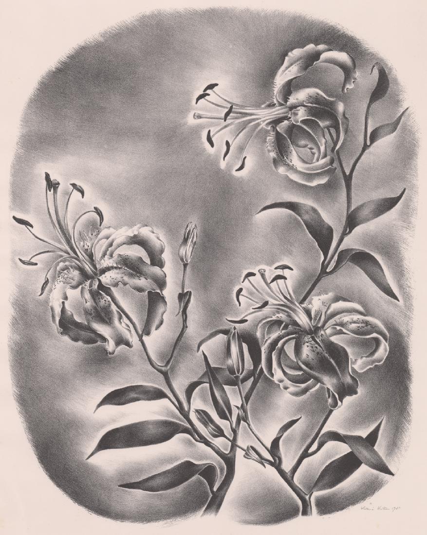 Victoria Hutson Huntley Lithograph (1 of 4)