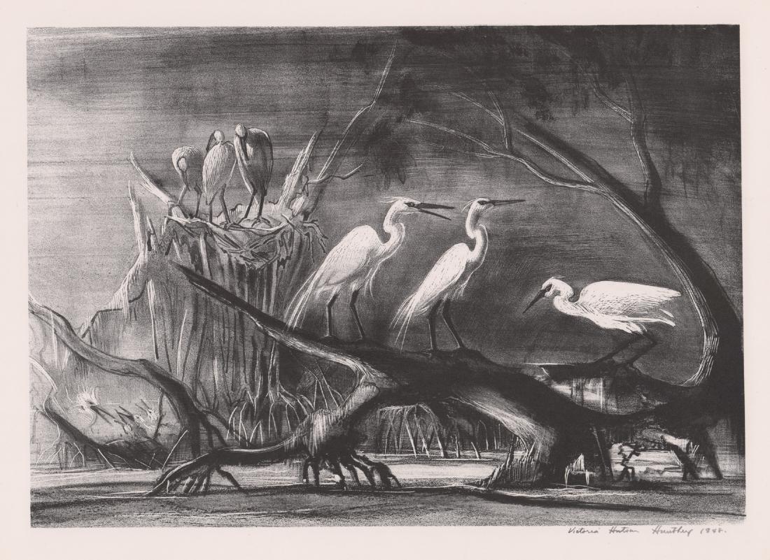 Victoria Hutson Huntley Lithograph (1 of 4)