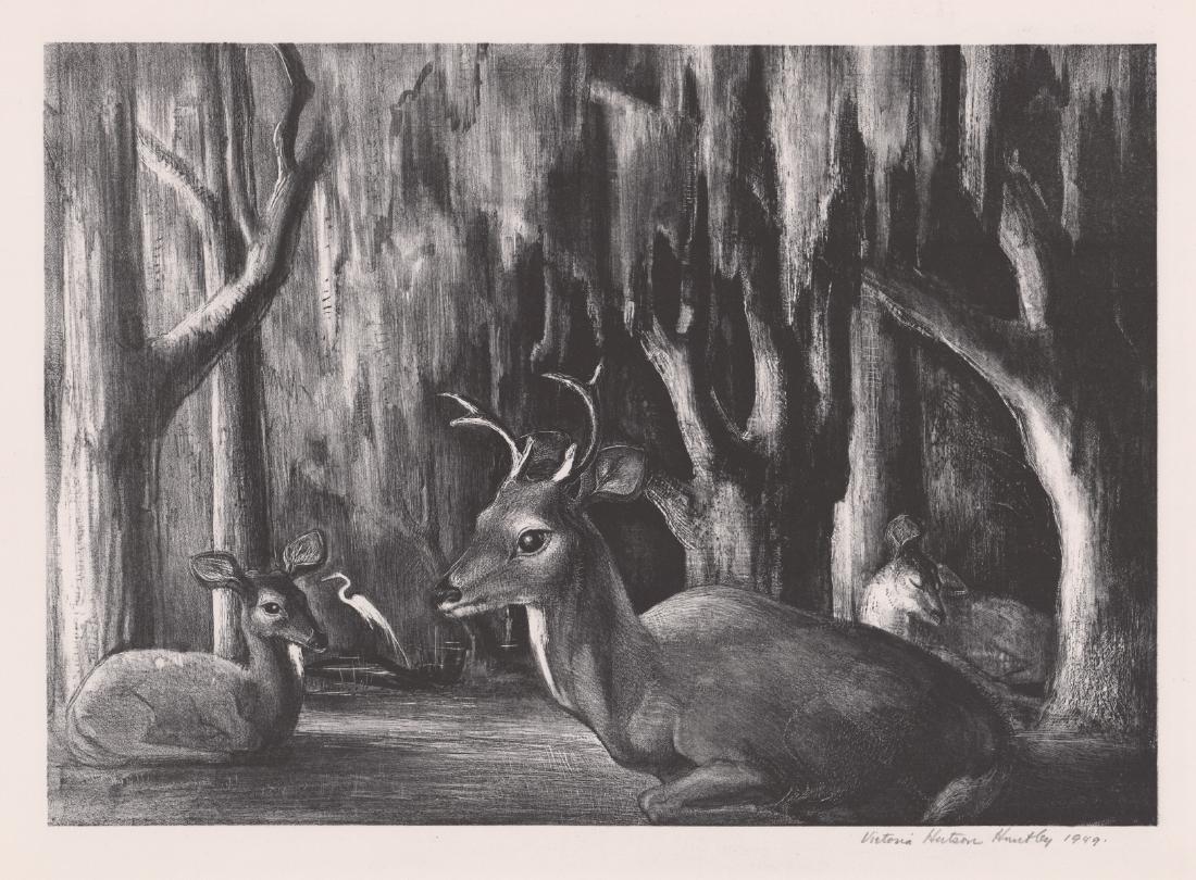 Victoria Hutson Huntley Lithograph (1 of 4)