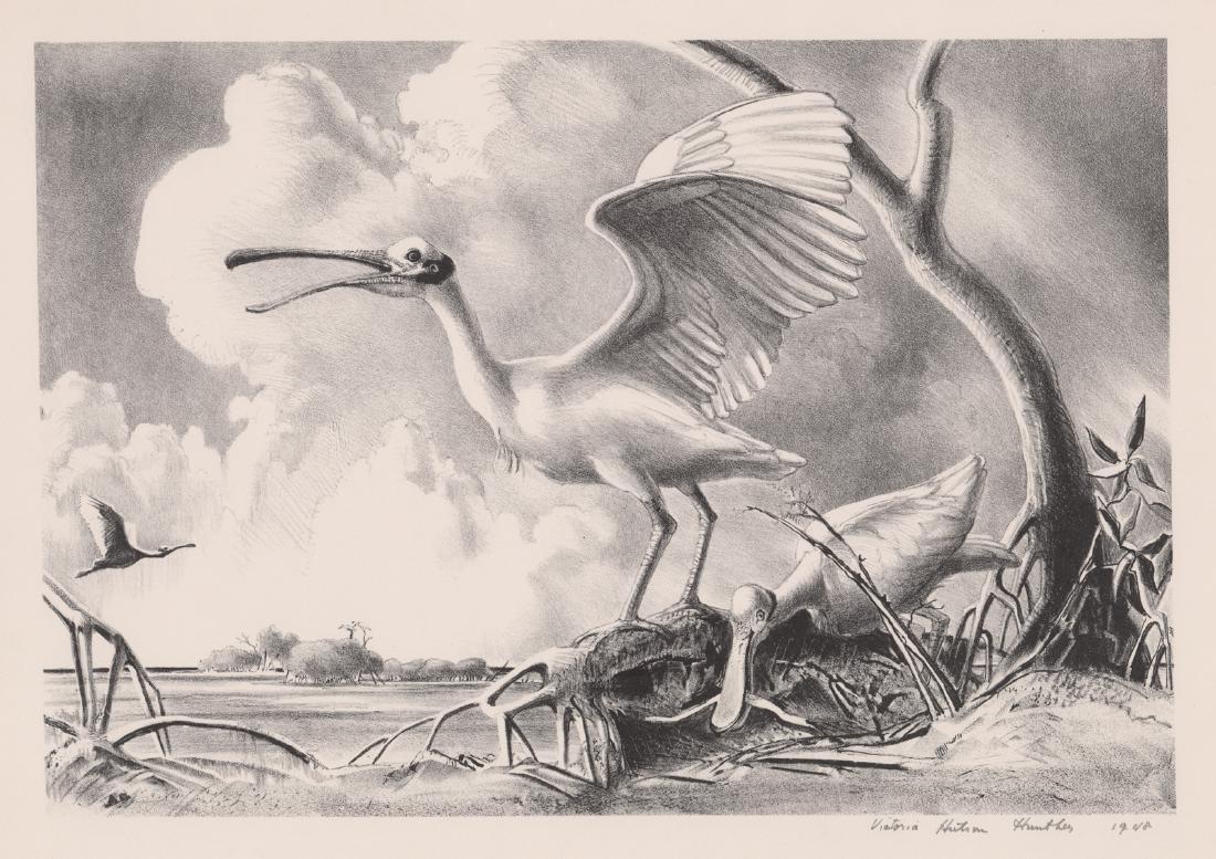 Victoria Hutson Huntley Lithograph (1 of 4)