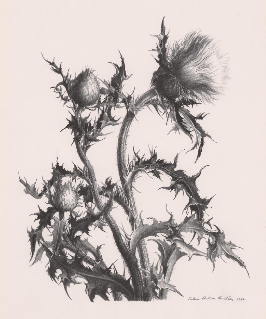 Victoria Hutson Huntley Lithograph Pencil Signed (1 of 4)