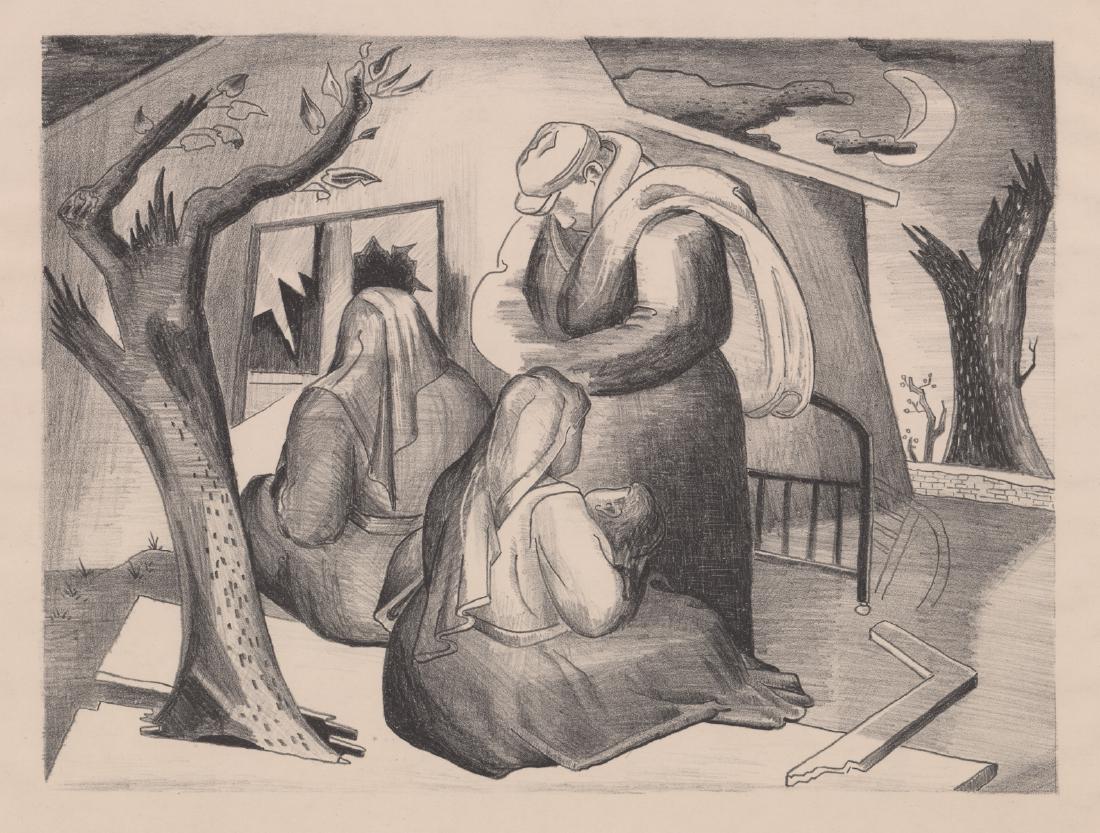 WPA Era Lithograph from the E/O Theodore Wahl (1 of 3)